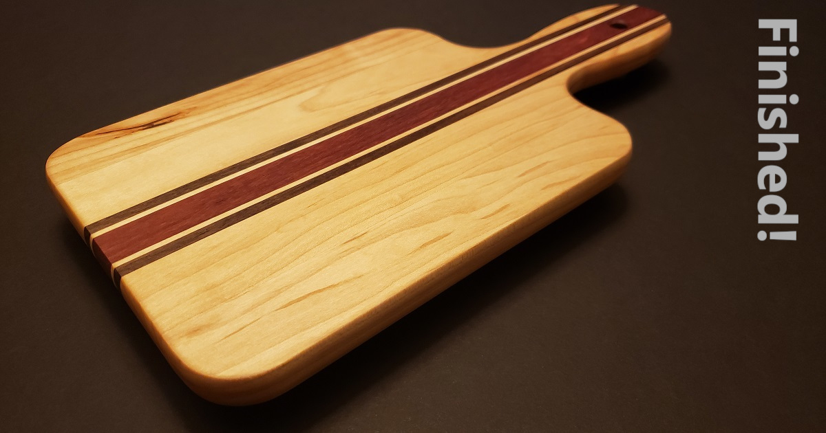 Small harcuterie board with handles