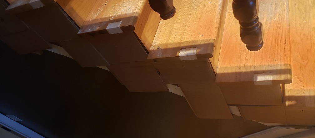 Cardboard template for stair stringer cover