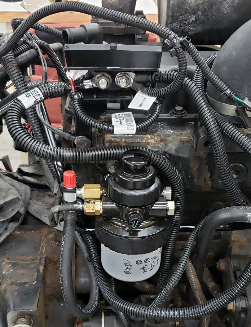Fusable link, battery cables, and fuel head on John Deere 5105 tractor